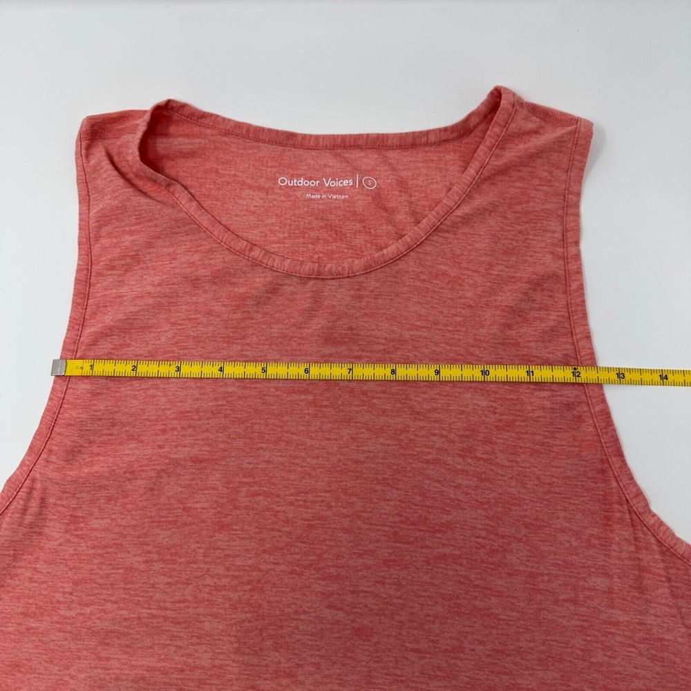 Outdoor Voices  Cloudknit Tank Top Nectarine Lightweight Stretch Men Small - Picture 5 of 10